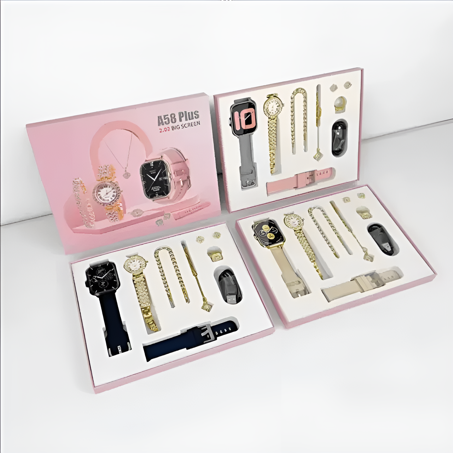 A58 Plus 6 in 1 - Smartwatch For Women  | Perfect For Gift