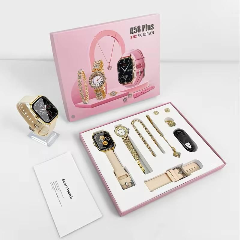 A58 Plus 6 in 1 - Smartwatch For Women  | Perfect For Gift