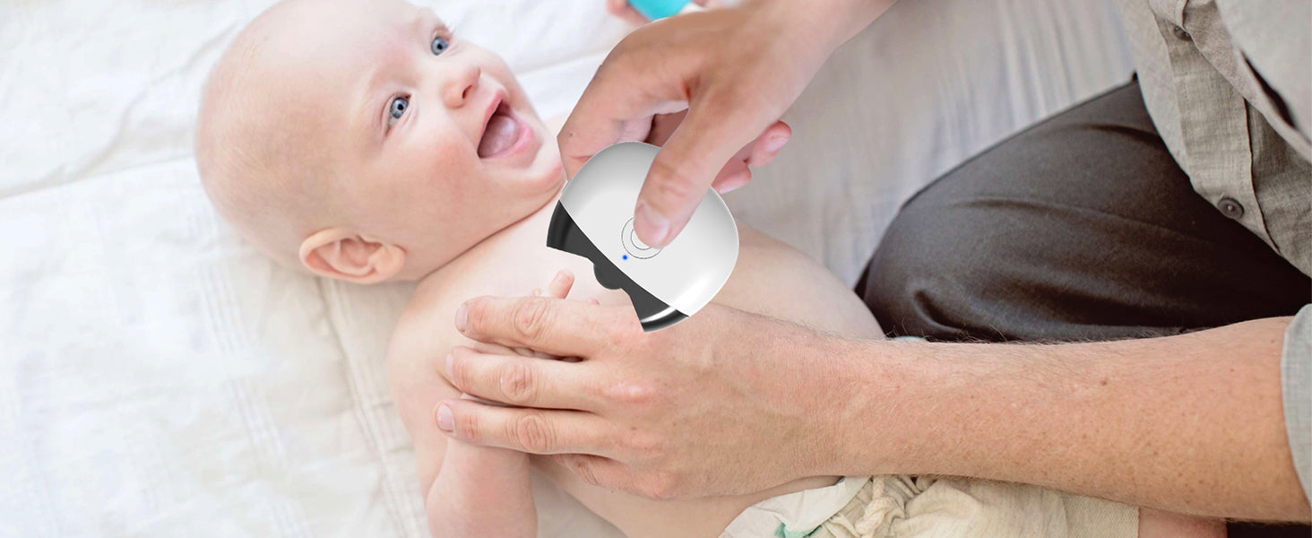 Electric Nail Clipper – Rechargeable Baby Nail Trimmer with LED Light & Built-in Nail Catcher
