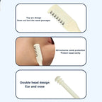 2 Pcs Nose Hair Cutter, 360 Degree Rotating Nose Tweezers