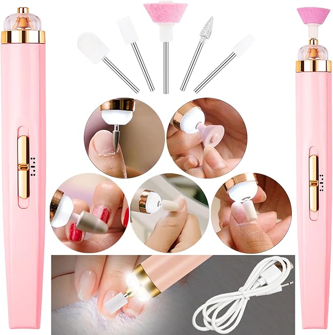 5 in 1 Pro Manicure Kit – Salon-Grade Nail Tool for Flawless At-Home Grooming