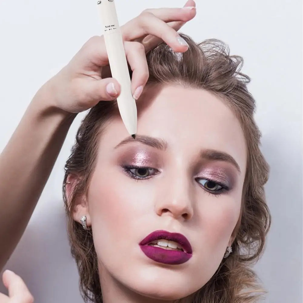 4 In 1 Waterproof Makeup Pen Eyebrow Pencil Long Lasting Easy Lip Color Liner Highlight Lying Silkworm Eyeliner Pen Makeup Tools
