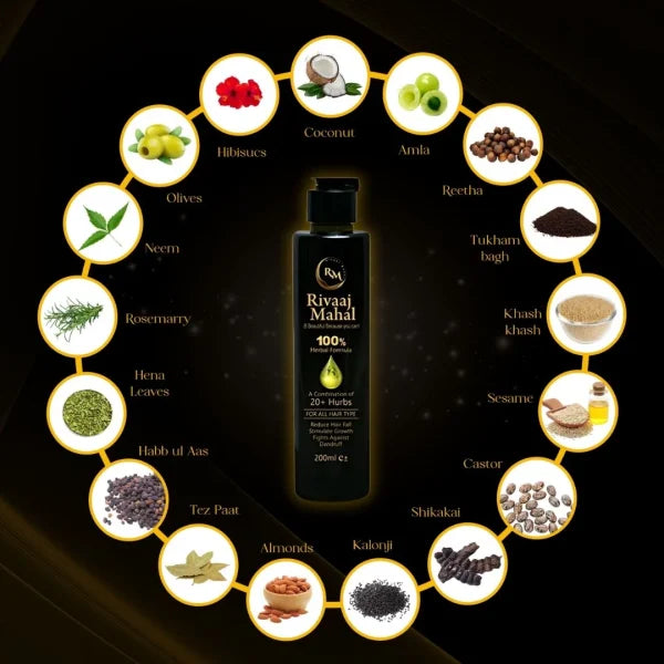 Rivaaj Hair Oil  Organic Hair Problem Solution