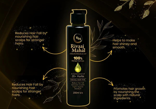 Rivaaj Hair Oil  Organic Hair Problem Solution
