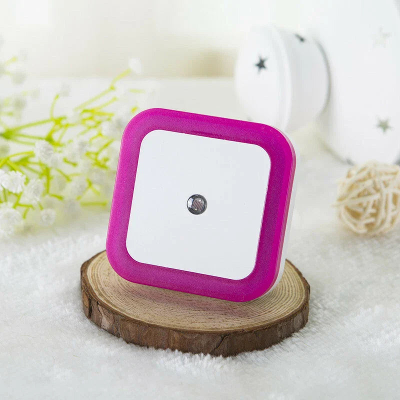1 Pc LED Night Light | Plug-In Wall Lamp with Dusk-to-Dawn Sensor | Auto On/Off | Ideal for Bedrooms & Kids' Rooms