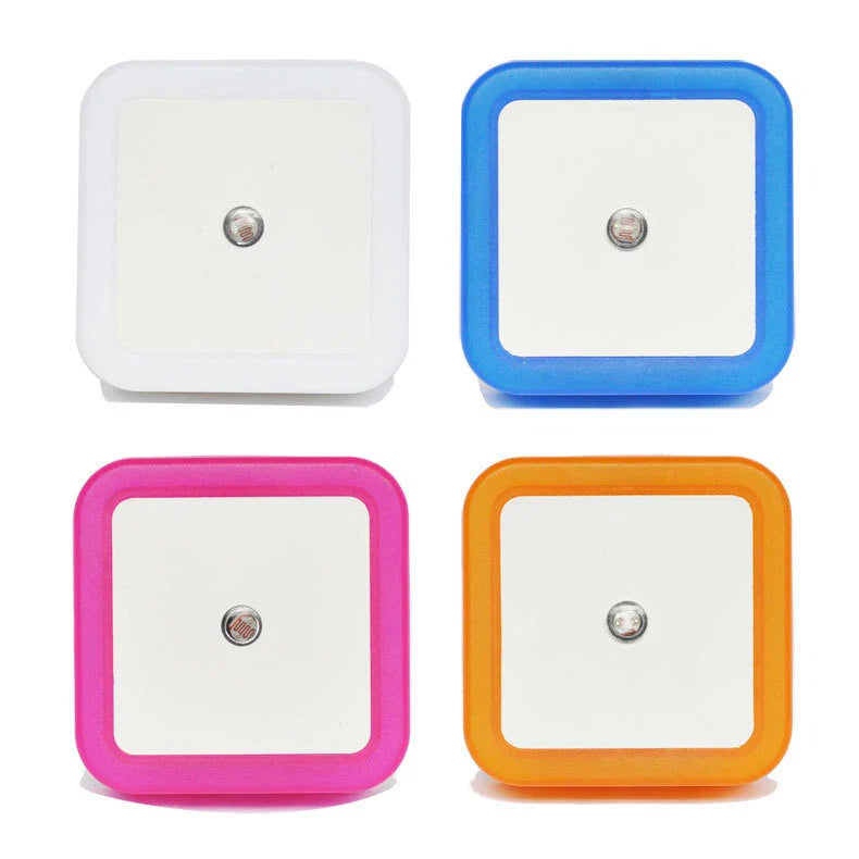 1 Pc LED Night Light | Plug-In Wall Lamp with Dusk-to-Dawn Sensor | Auto On/Off | Ideal for Bedrooms & Kids' Rooms
