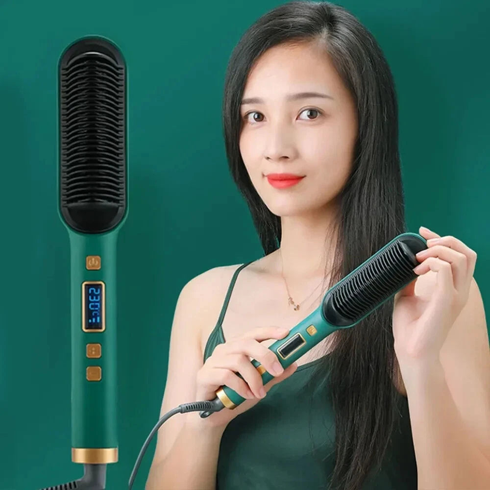2 in 1 Professional Hair Straightener Comb