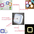 1 Pc LED Night Light | Plug-In Wall Lamp with Dusk-to-Dawn Sensor | Auto On/Off | Ideal for Bedrooms & Kids' Rooms
